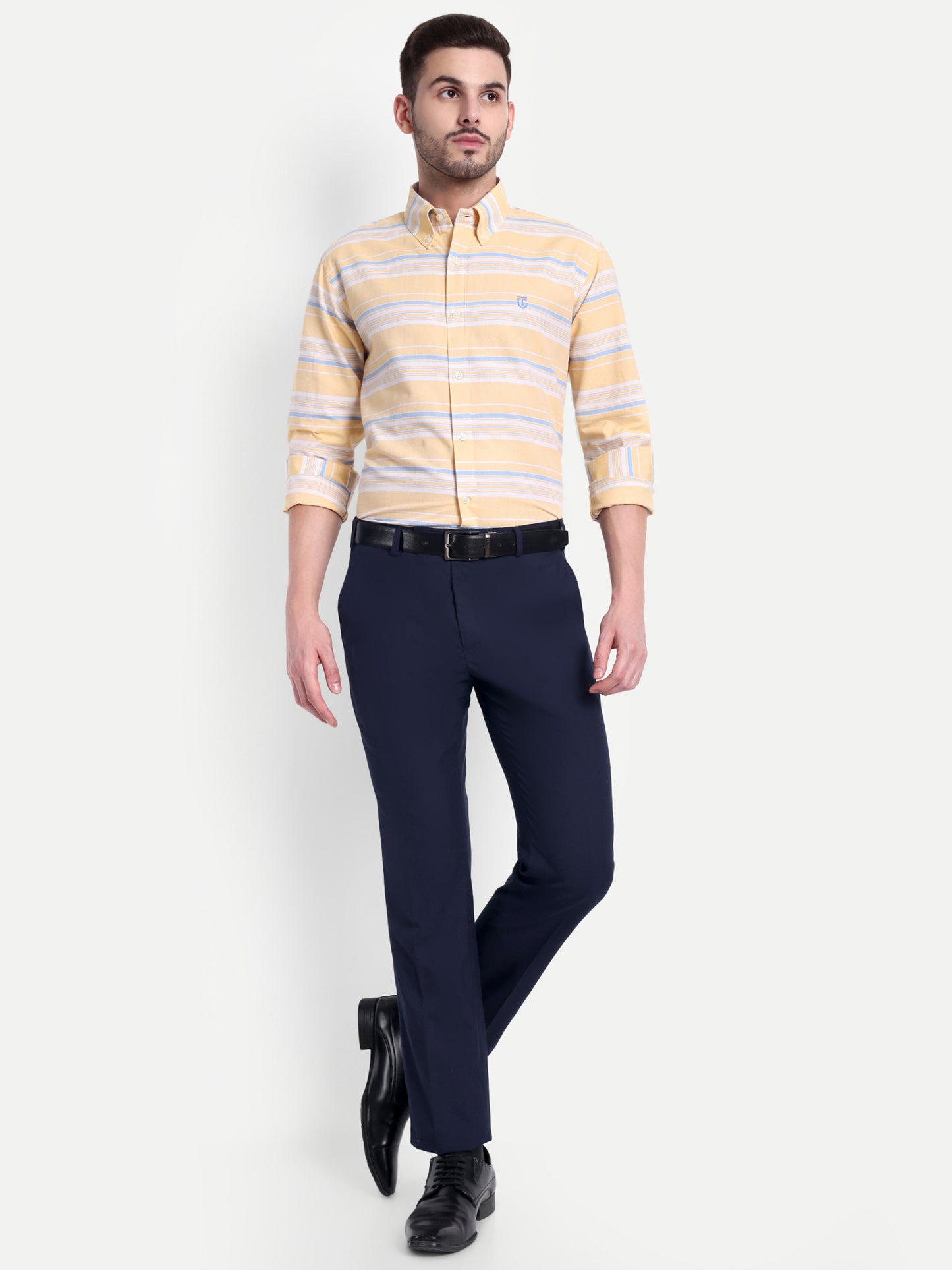 Yellow Stripped Stylish and Comfortable Shirt for All-Day Wear