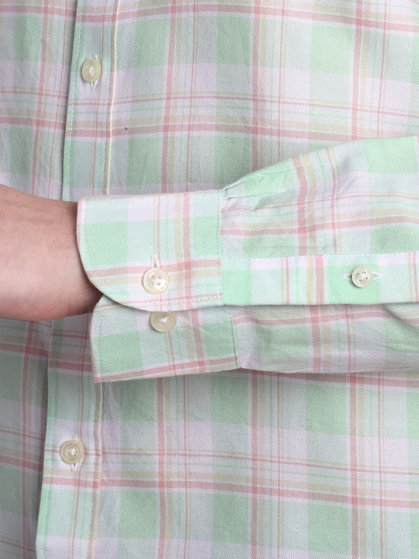 Mist Green Checked Stylish and Comfortable Shirt for All-Day Wear