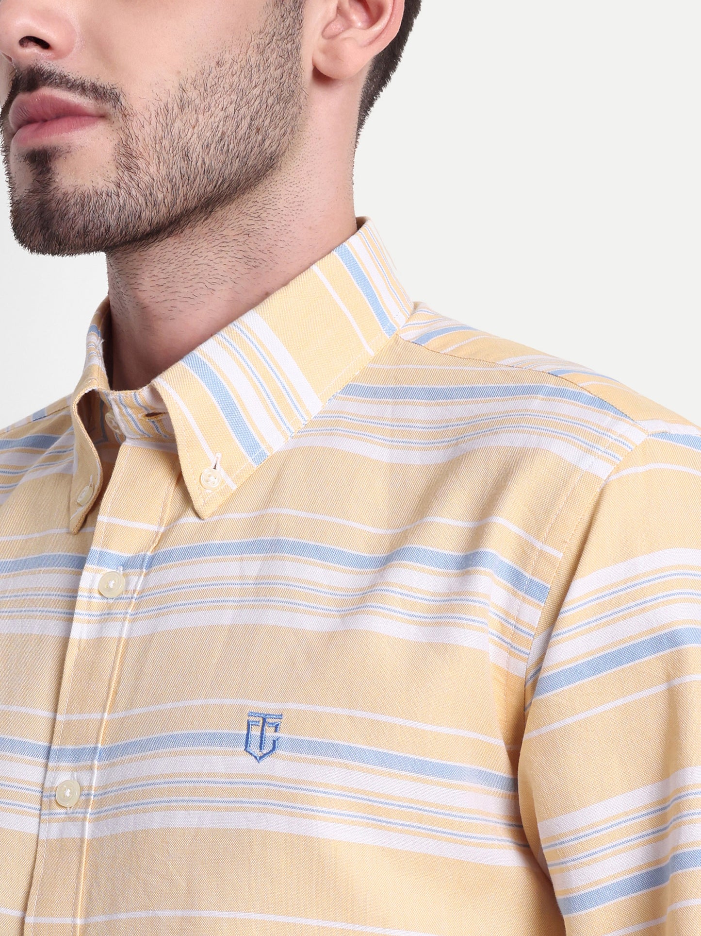 Yellow Stripped Stylish and Comfortable Shirt for All-Day Wear