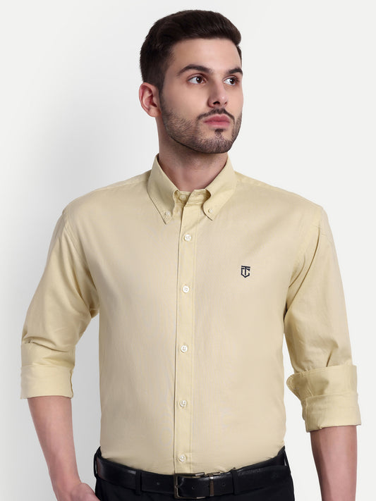 Mustard Checked Stylish and Comfortable Shirt for All-Day Wear