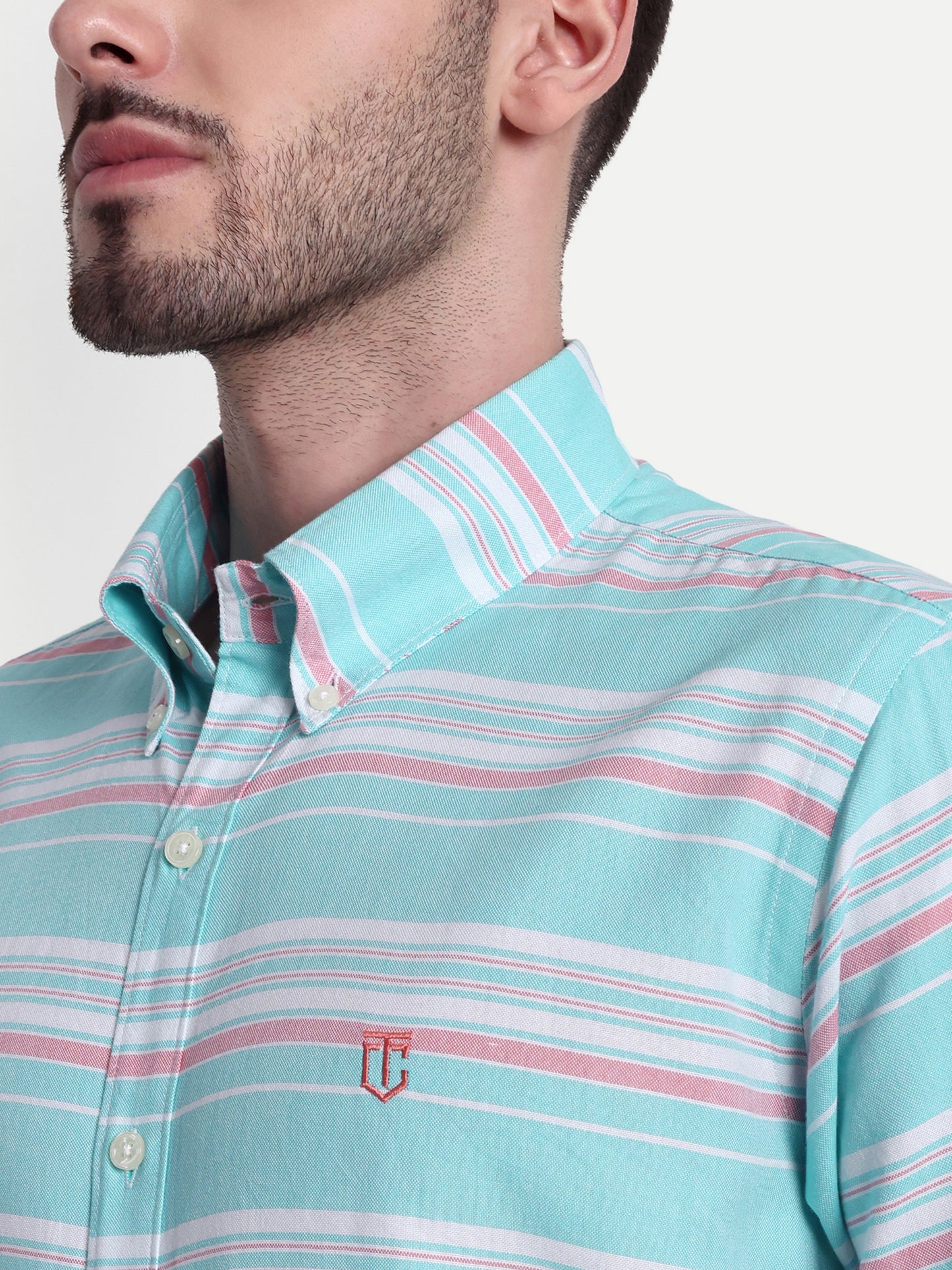 Sky Blue Stripped Stylish and Comfortable Shirt for All-Day Wear