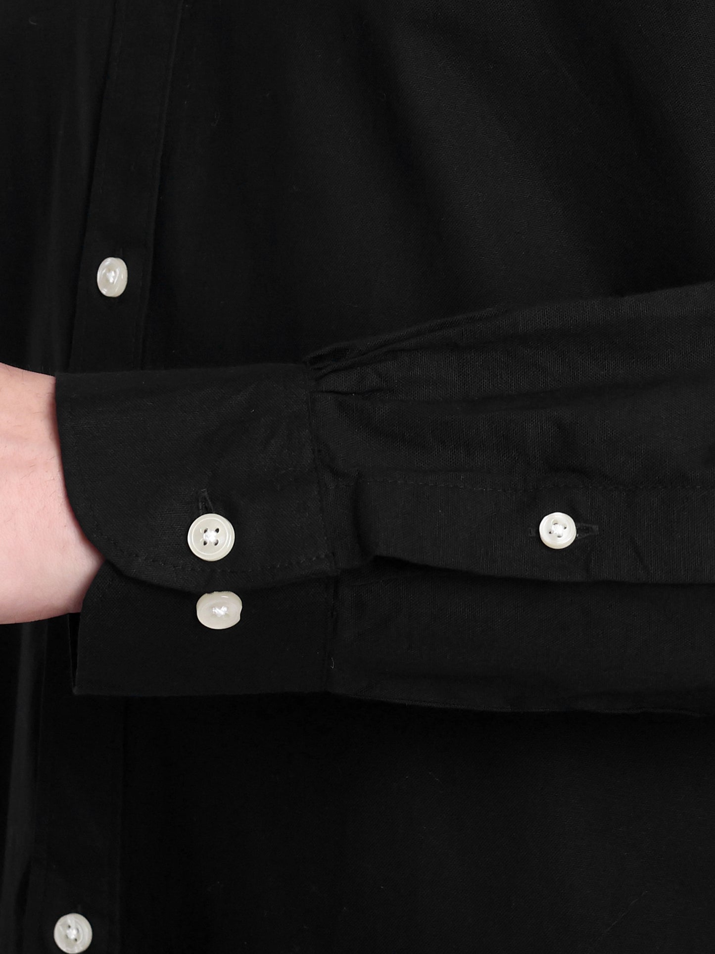 Black Plain Classic and Comfortable Shirt for All-Day Wear