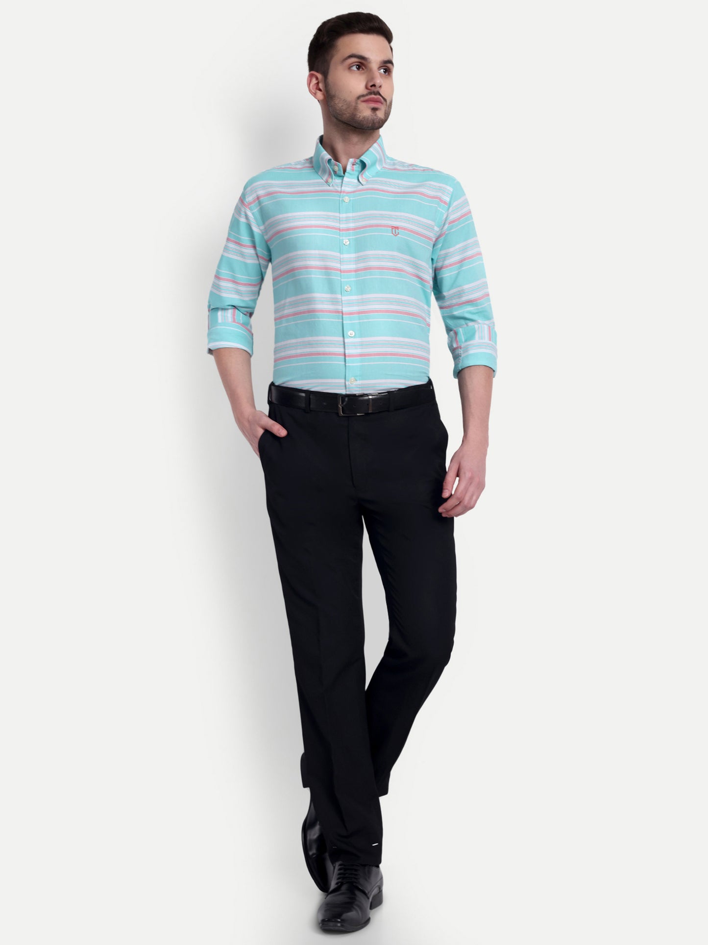 Sky Blue Stripped Stylish and Comfortable Shirt for All-Day Wear