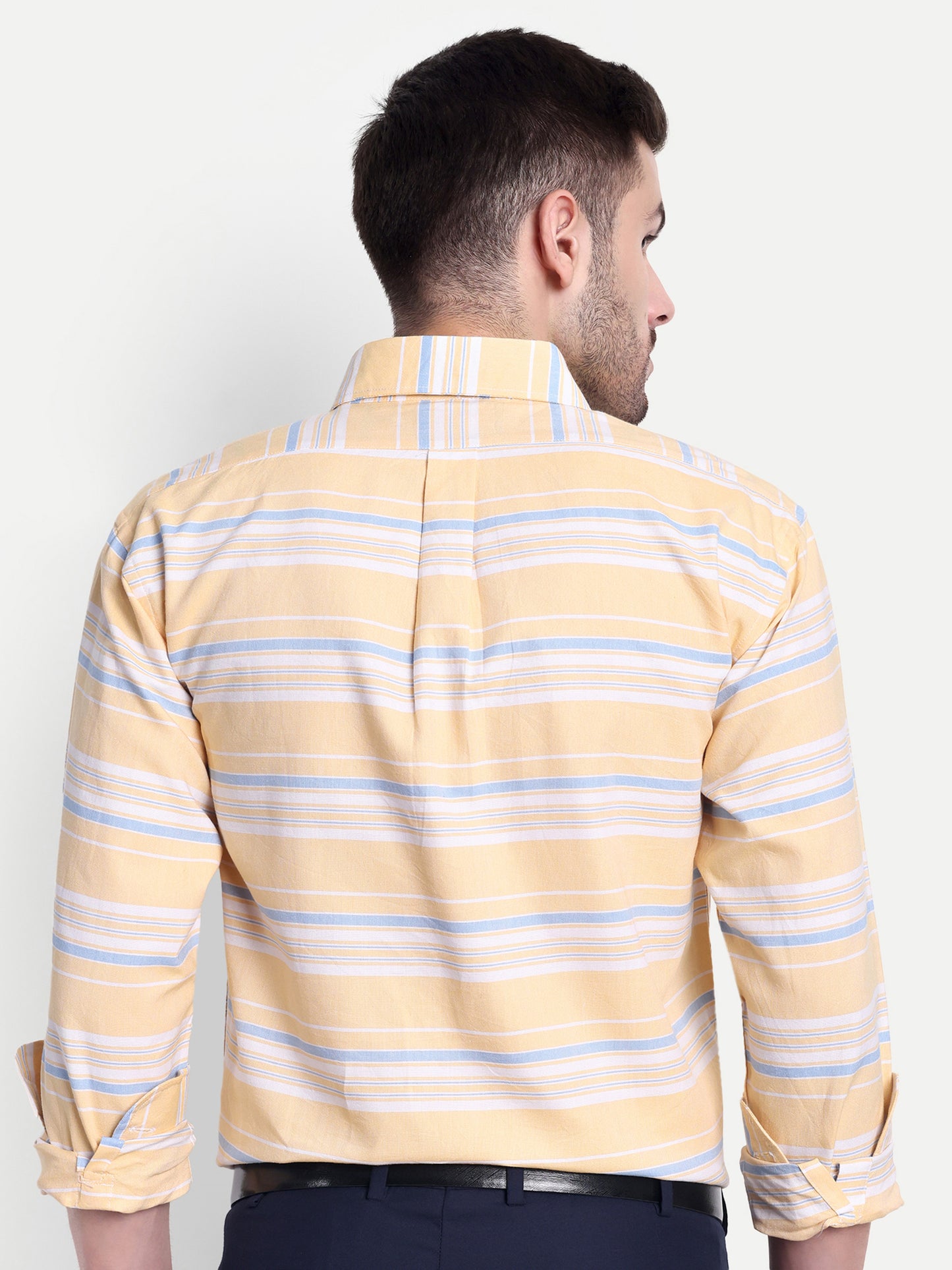 Yellow Stripped Stylish and Comfortable Shirt for All-Day Wear