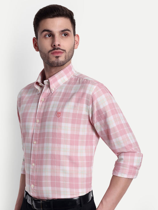 Pink Checked Stylish and Comfortable Shirt for All-Day Wear