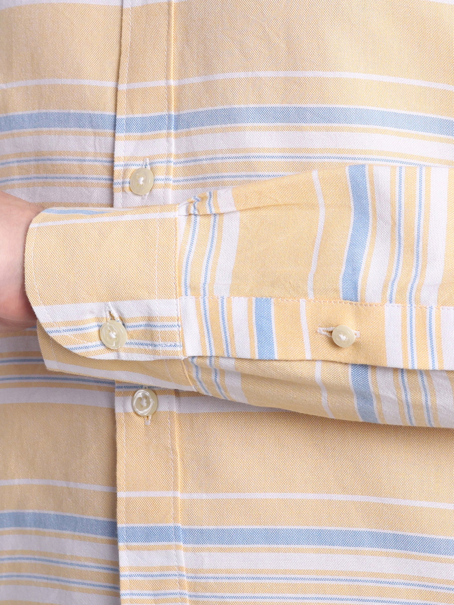 Yellow Stripped Stylish and Comfortable Shirt for All-Day Wear