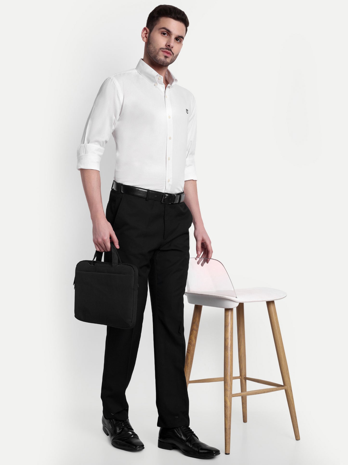 White Plain Classic and Comfortable Shirt for All-Day Wear